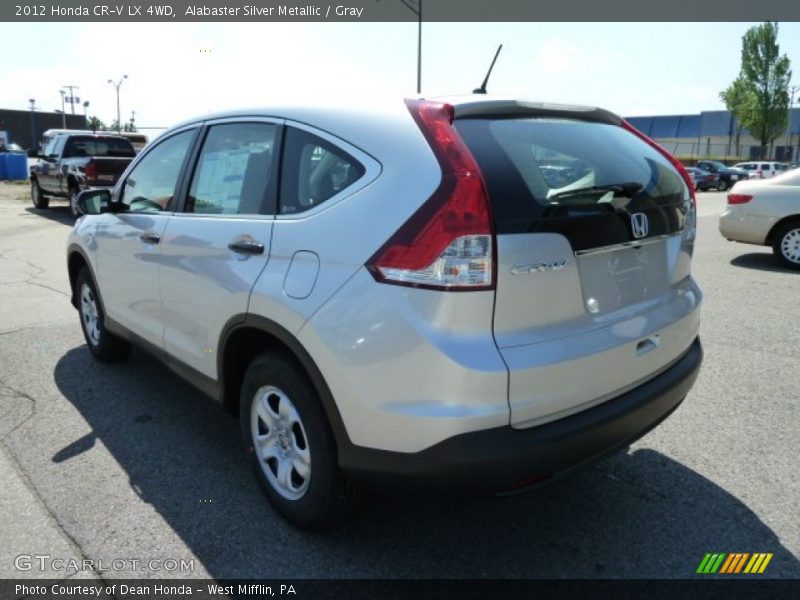 Alabaster Silver Metallic / Gray 2012 Honda CR-V LX 4WD
