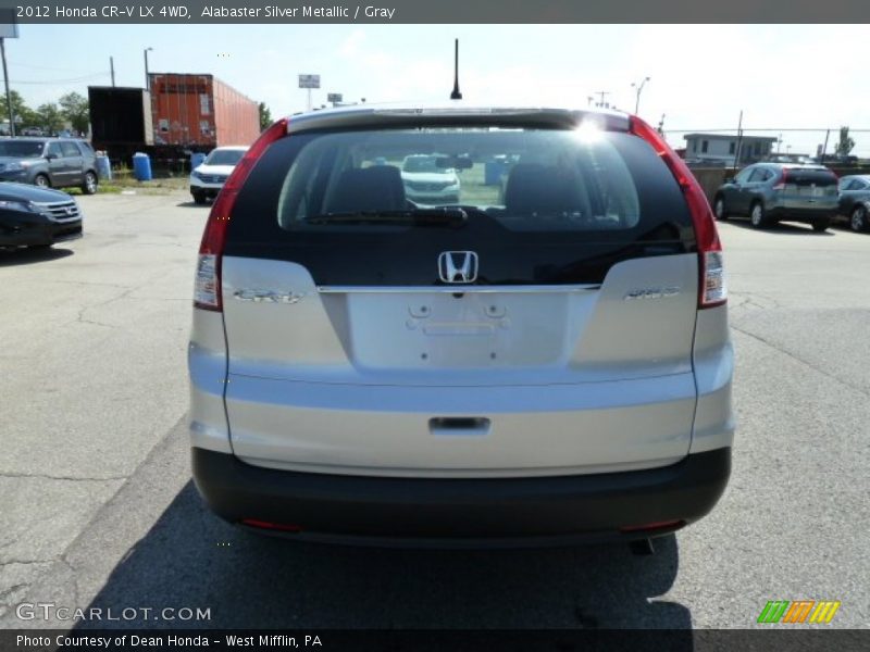 Alabaster Silver Metallic / Gray 2012 Honda CR-V LX 4WD