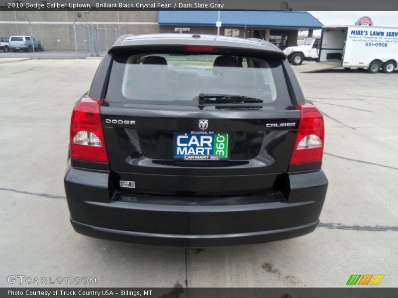 Brilliant Black Crystal Pearl / Dark Slate Gray 2010 Dodge Caliber Uptown