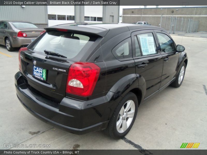 Brilliant Black Crystal Pearl / Dark Slate Gray 2010 Dodge Caliber Uptown