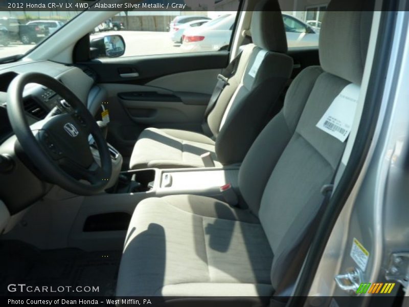 Alabaster Silver Metallic / Gray 2012 Honda CR-V LX 4WD