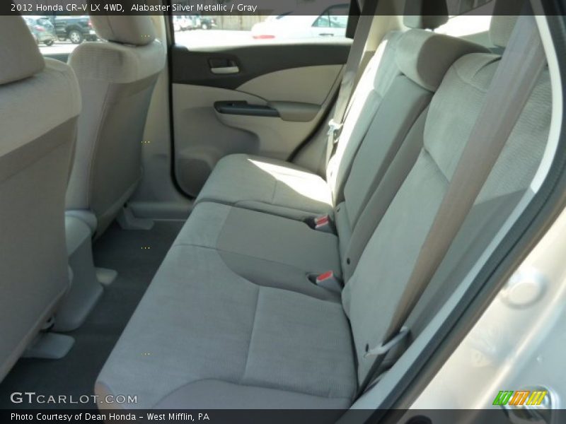 Alabaster Silver Metallic / Gray 2012 Honda CR-V LX 4WD