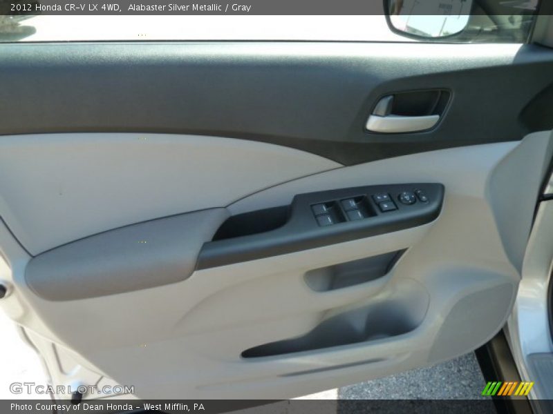 Alabaster Silver Metallic / Gray 2012 Honda CR-V LX 4WD