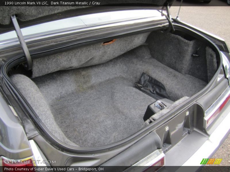  1990 Mark VII LSC Trunk