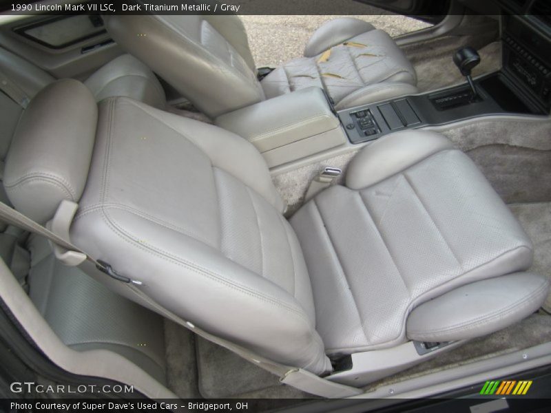 Front Seat of 1990 Mark VII LSC