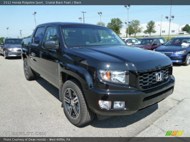 Crystal Black Pearl / Black 2012 Honda Ridgeline Sport