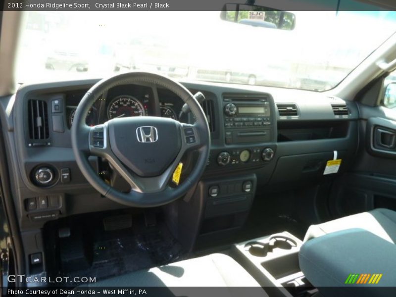 Dashboard of 2012 Ridgeline Sport