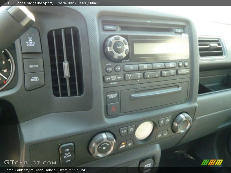 Crystal Black Pearl / Black 2012 Honda Ridgeline Sport