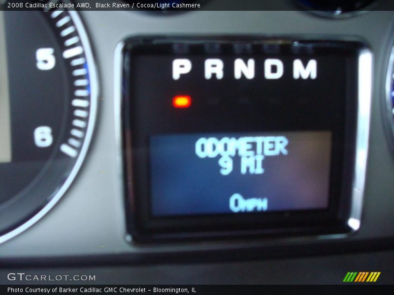 Black Raven / Cocoa/Light Cashmere 2008 Cadillac Escalade AWD