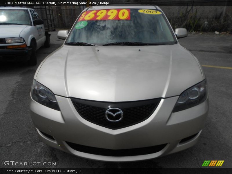 Shimmering Sand Mica / Beige 2004 Mazda MAZDA3 i Sedan