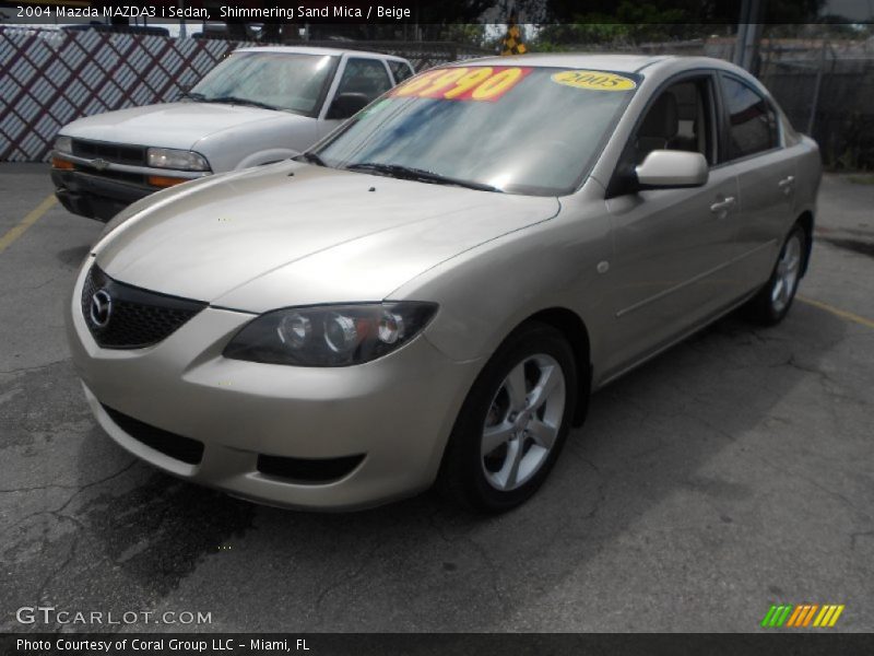 Shimmering Sand Mica / Beige 2004 Mazda MAZDA3 i Sedan