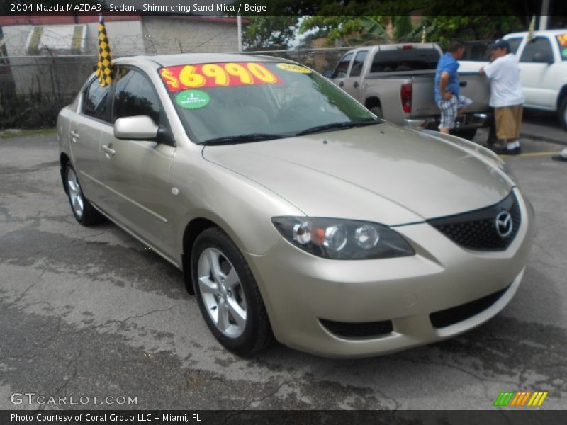 Shimmering Sand Mica / Beige 2004 Mazda MAZDA3 i Sedan