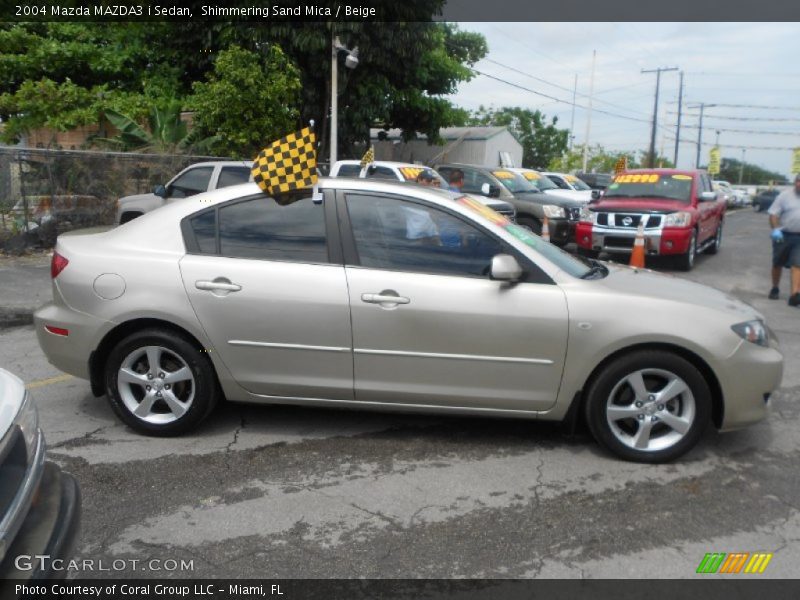 Shimmering Sand Mica / Beige 2004 Mazda MAZDA3 i Sedan