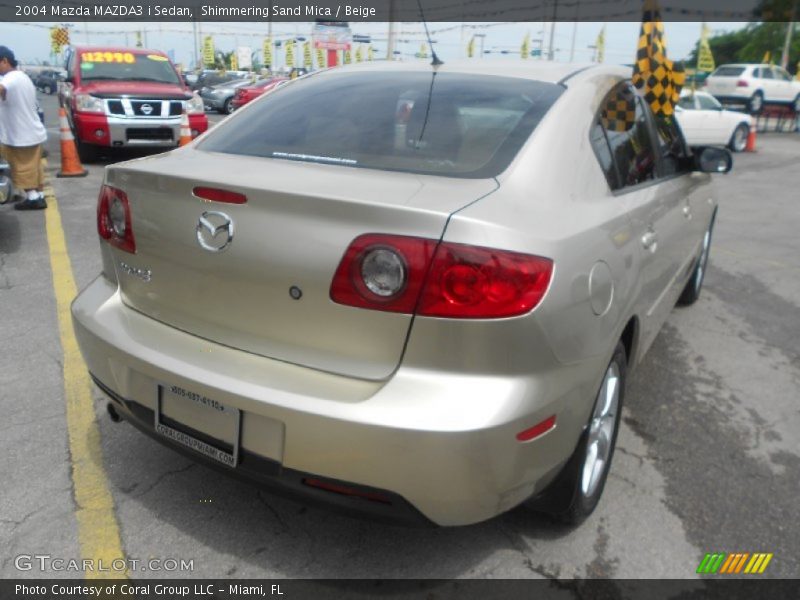 Shimmering Sand Mica / Beige 2004 Mazda MAZDA3 i Sedan