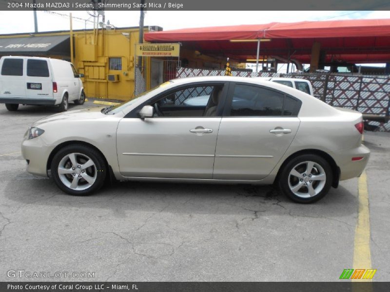 Shimmering Sand Mica / Beige 2004 Mazda MAZDA3 i Sedan