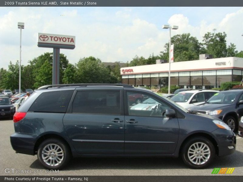 Slate Metallic / Stone 2009 Toyota Sienna XLE AWD