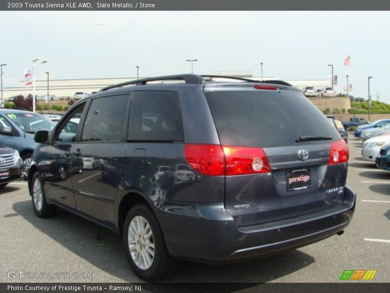 Slate Metallic / Stone 2009 Toyota Sienna XLE AWD