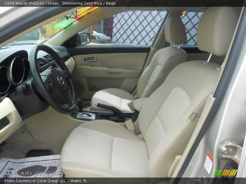 Shimmering Sand Mica / Beige 2004 Mazda MAZDA3 i Sedan