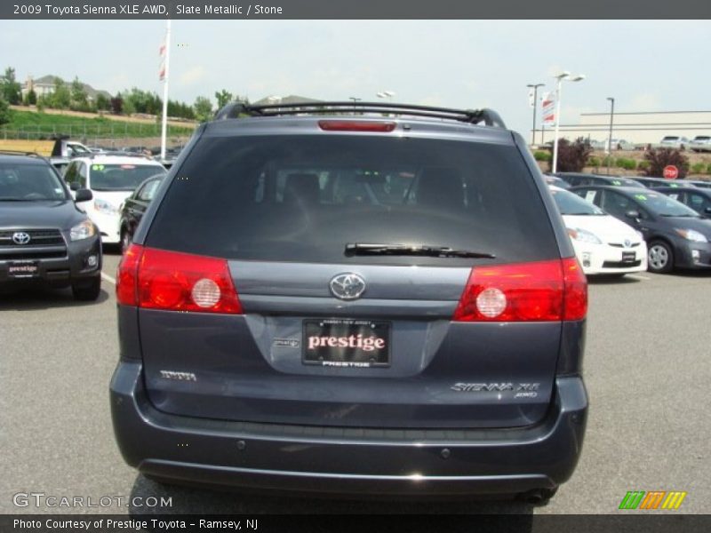 Slate Metallic / Stone 2009 Toyota Sienna XLE AWD