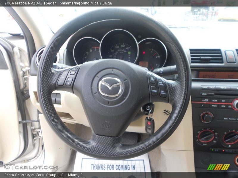 Shimmering Sand Mica / Beige 2004 Mazda MAZDA3 i Sedan