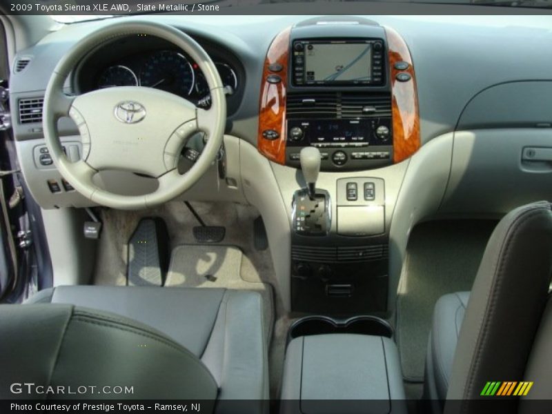 Slate Metallic / Stone 2009 Toyota Sienna XLE AWD