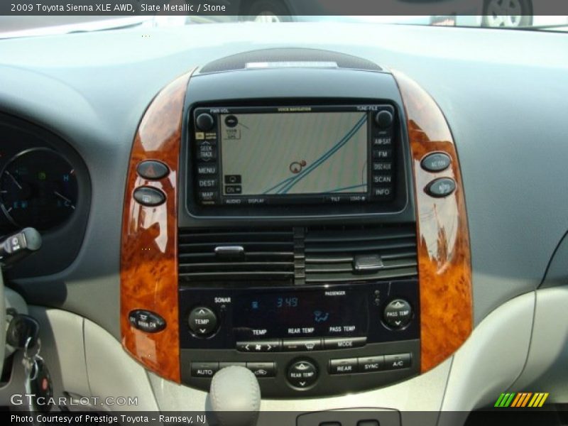 Slate Metallic / Stone 2009 Toyota Sienna XLE AWD
