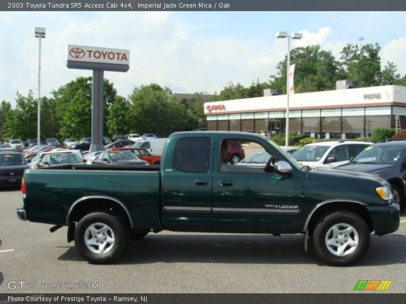 Imperial Jade Green Mica / Oak 2003 Toyota Tundra SR5 Access Cab 4x4