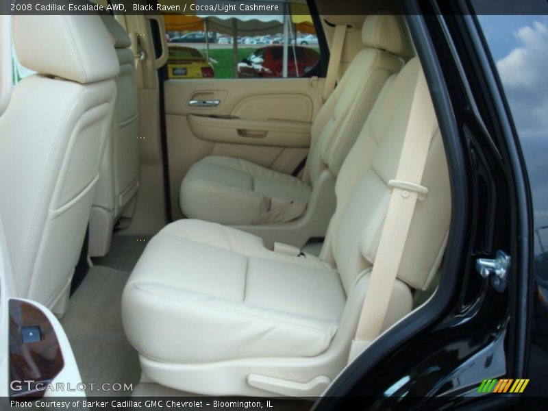 Black Raven / Cocoa/Light Cashmere 2008 Cadillac Escalade AWD