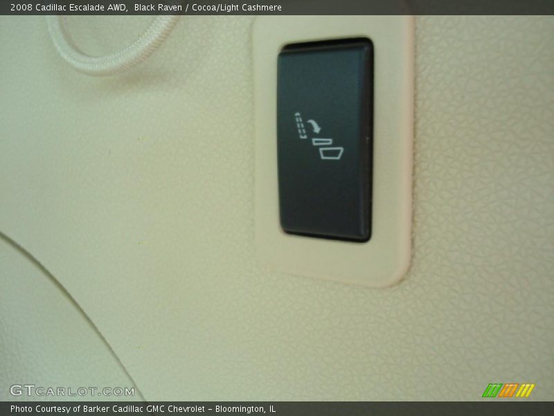Black Raven / Cocoa/Light Cashmere 2008 Cadillac Escalade AWD
