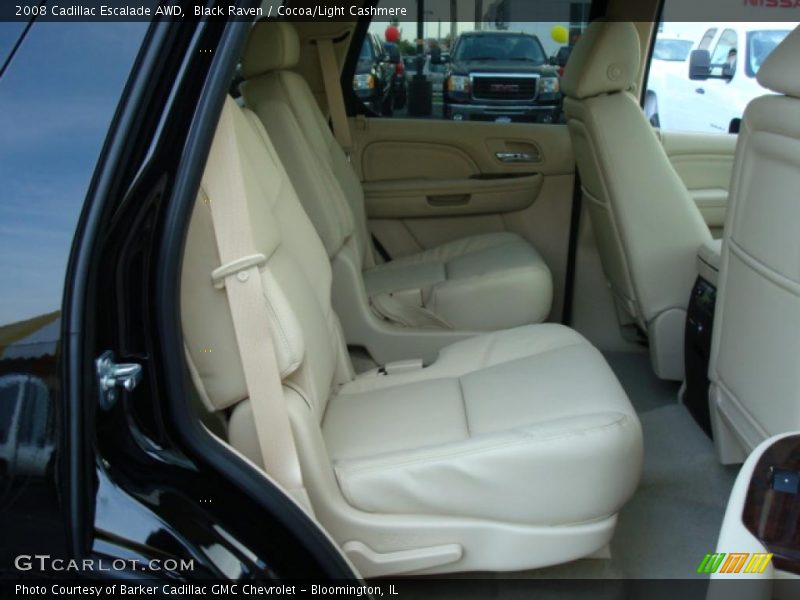 Black Raven / Cocoa/Light Cashmere 2008 Cadillac Escalade AWD