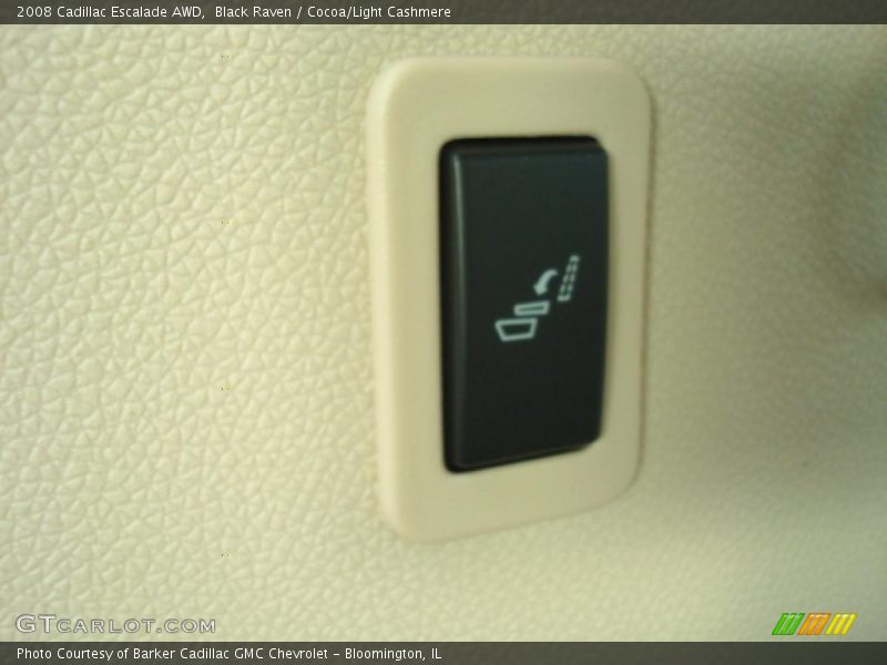 Black Raven / Cocoa/Light Cashmere 2008 Cadillac Escalade AWD