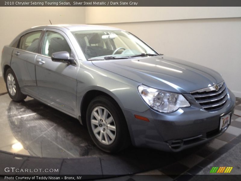 Silver Steel Metallic / Dark Slate Gray 2010 Chrysler Sebring Touring Sedan