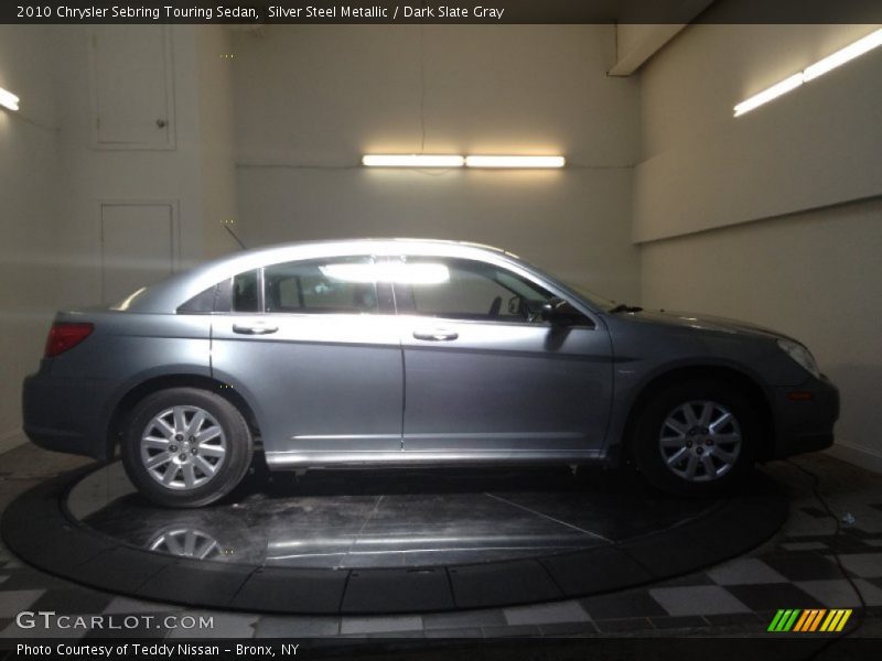 Silver Steel Metallic / Dark Slate Gray 2010 Chrysler Sebring Touring Sedan