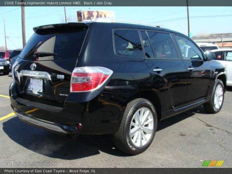 Black / Ash Gray 2008 Toyota Highlander Hybrid Limited 4WD