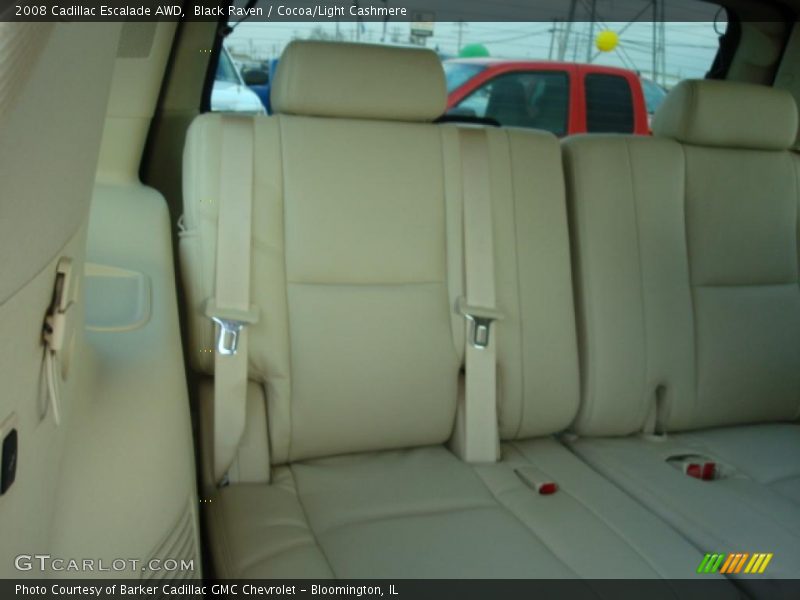 Black Raven / Cocoa/Light Cashmere 2008 Cadillac Escalade AWD