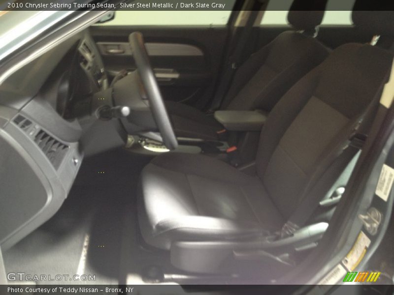 Silver Steel Metallic / Dark Slate Gray 2010 Chrysler Sebring Touring Sedan