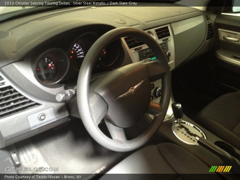Silver Steel Metallic / Dark Slate Gray 2010 Chrysler Sebring Touring Sedan