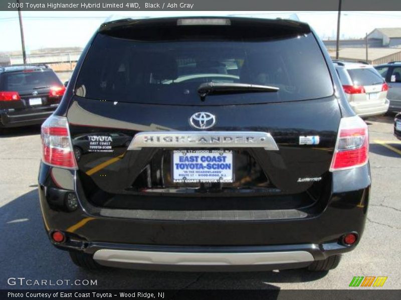 Black / Ash Gray 2008 Toyota Highlander Hybrid Limited 4WD