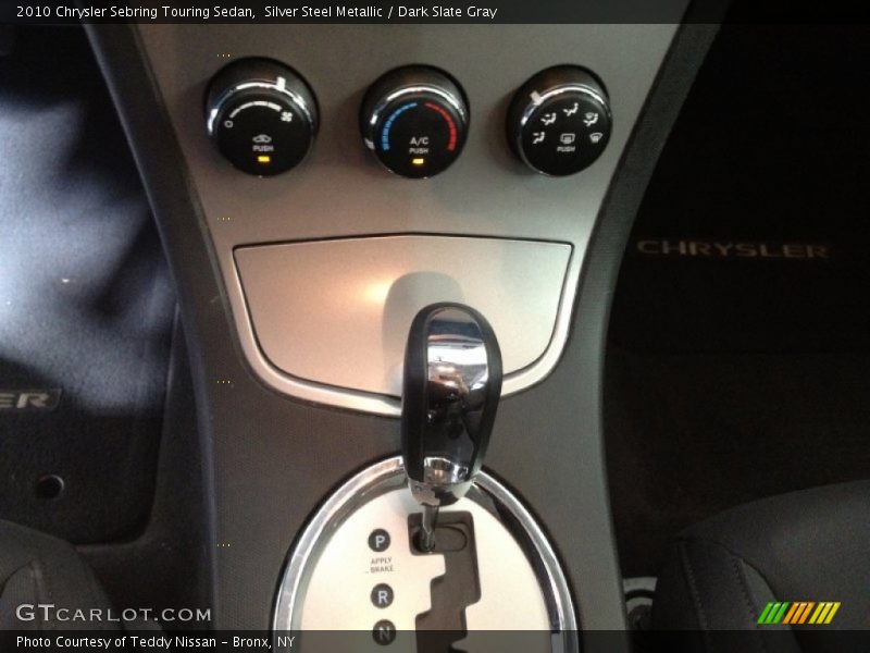 Silver Steel Metallic / Dark Slate Gray 2010 Chrysler Sebring Touring Sedan