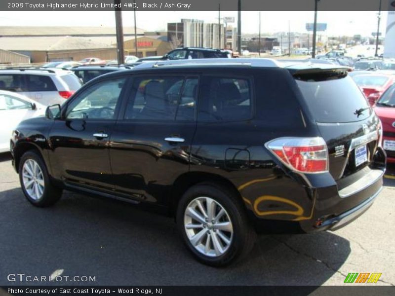 Black / Ash Gray 2008 Toyota Highlander Hybrid Limited 4WD