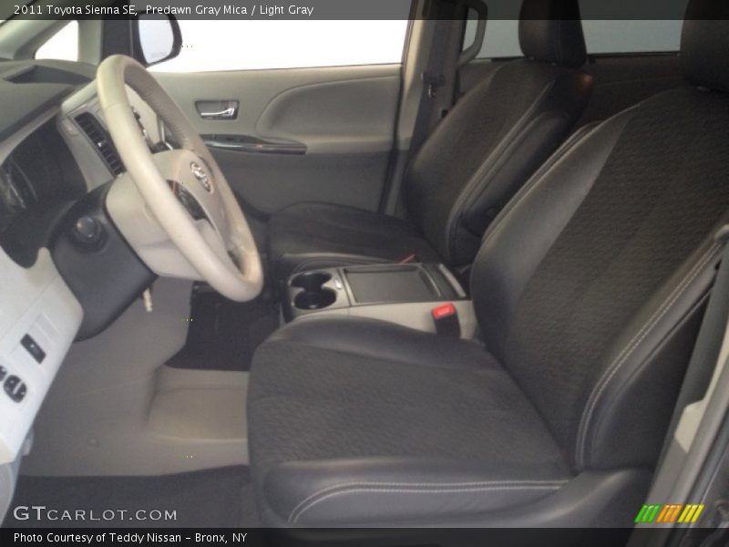 Predawn Gray Mica / Light Gray 2011 Toyota Sienna SE