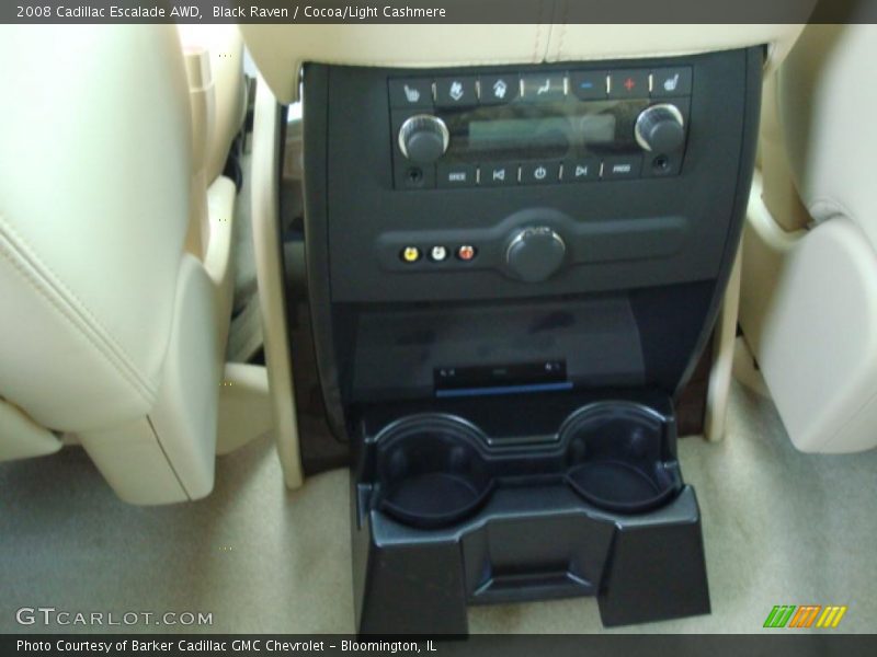 Black Raven / Cocoa/Light Cashmere 2008 Cadillac Escalade AWD