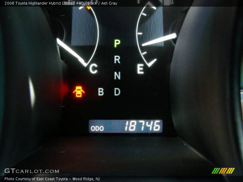 Black / Ash Gray 2008 Toyota Highlander Hybrid Limited 4WD