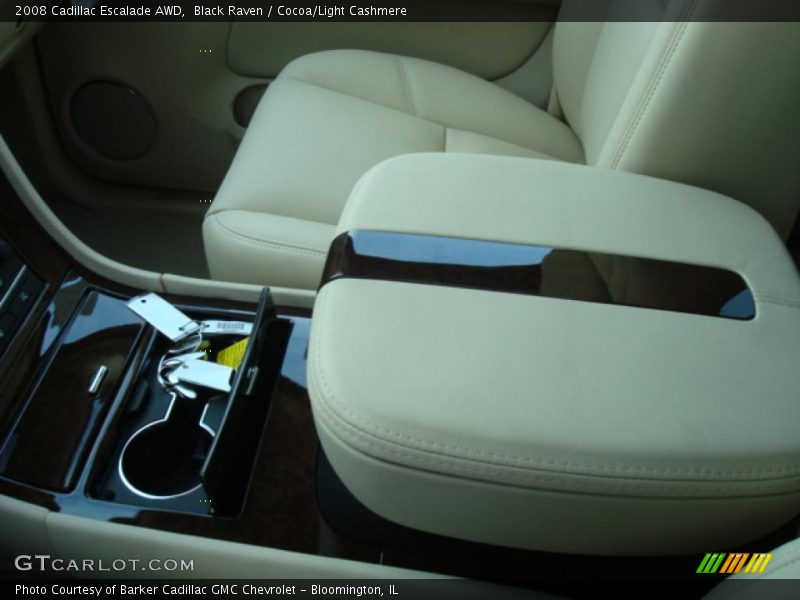 Black Raven / Cocoa/Light Cashmere 2008 Cadillac Escalade AWD