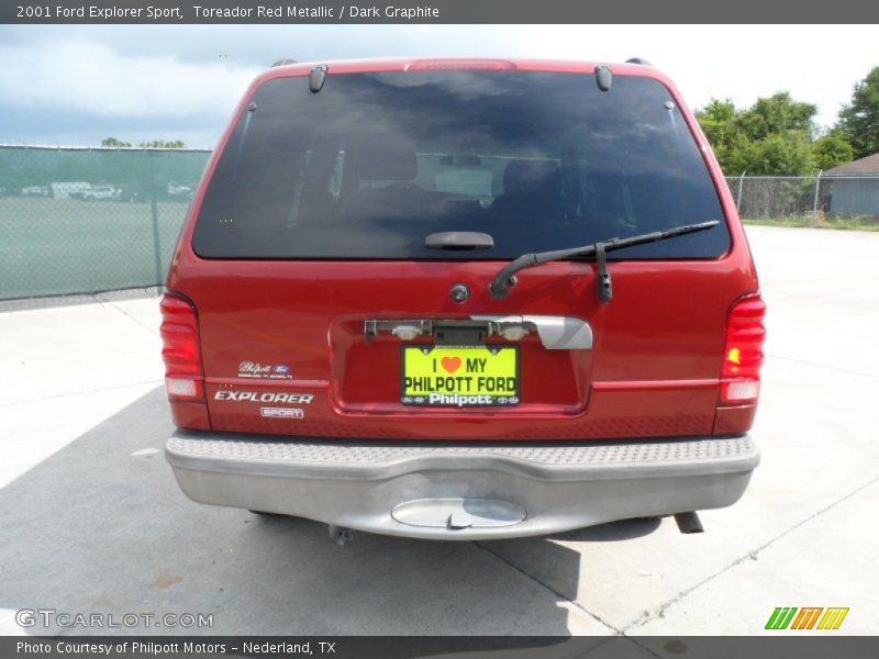 Toreador Red Metallic / Dark Graphite 2001 Ford Explorer Sport