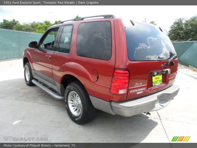 Toreador Red Metallic / Dark Graphite 2001 Ford Explorer Sport