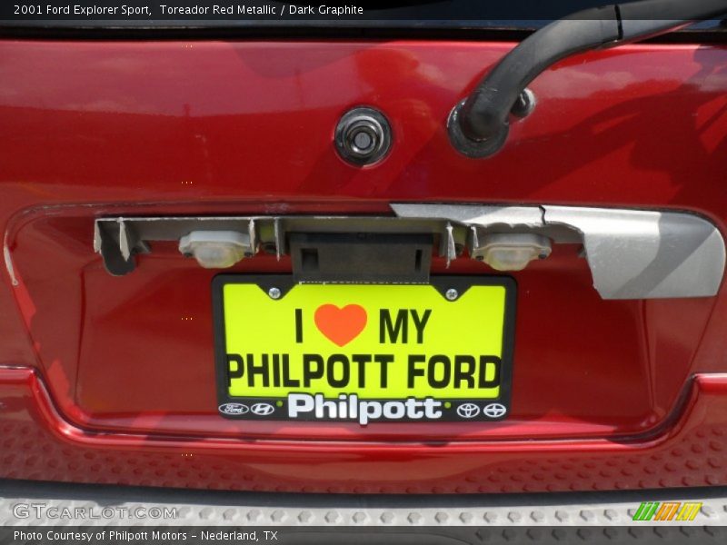 Toreador Red Metallic / Dark Graphite 2001 Ford Explorer Sport
