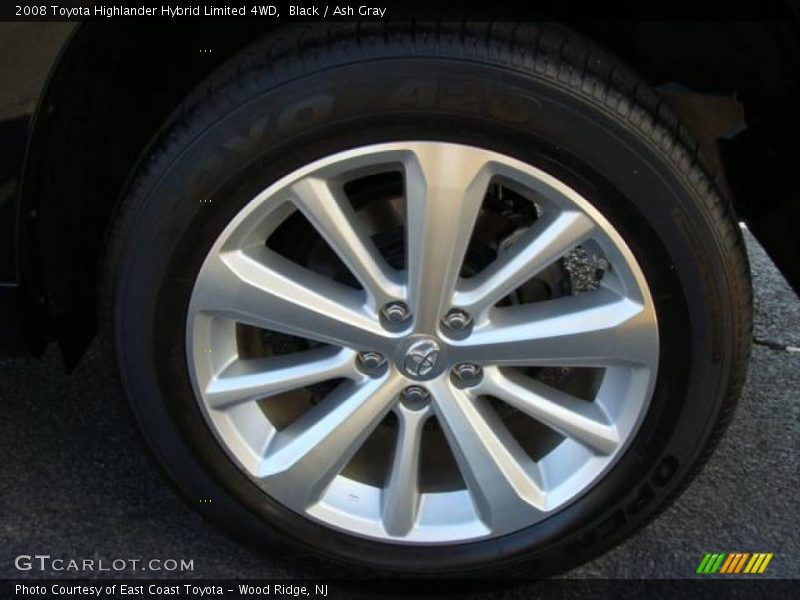 Black / Ash Gray 2008 Toyota Highlander Hybrid Limited 4WD