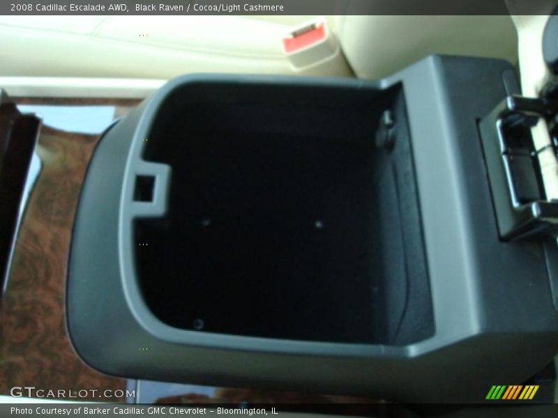 Black Raven / Cocoa/Light Cashmere 2008 Cadillac Escalade AWD