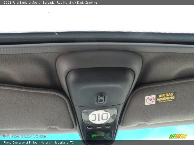 Toreador Red Metallic / Dark Graphite 2001 Ford Explorer Sport